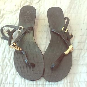 Tory Burch cork wedge sandals